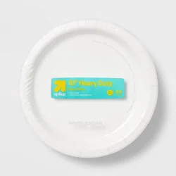 White Paper Plate 10" - 54ct - up&up™