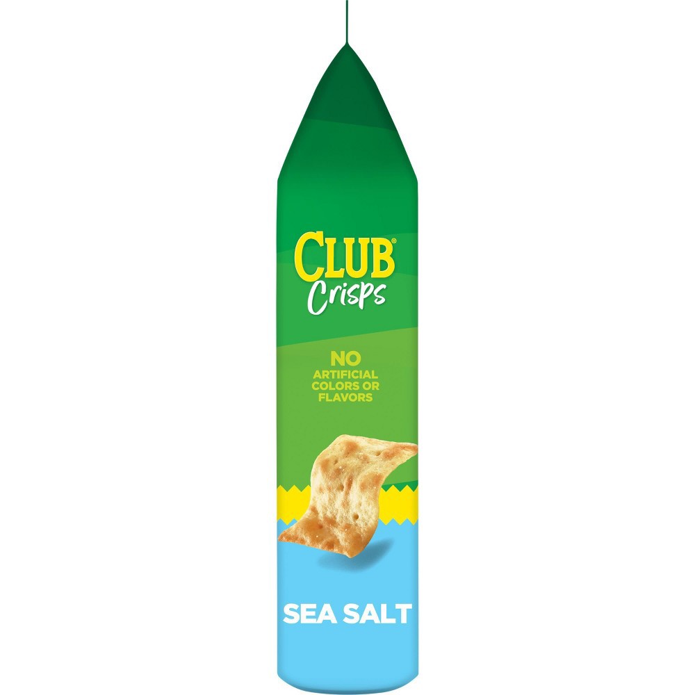 Kellogg's Club Cracker Crisps, Baked Snack Crackers, Sea Salt 7.1 oz