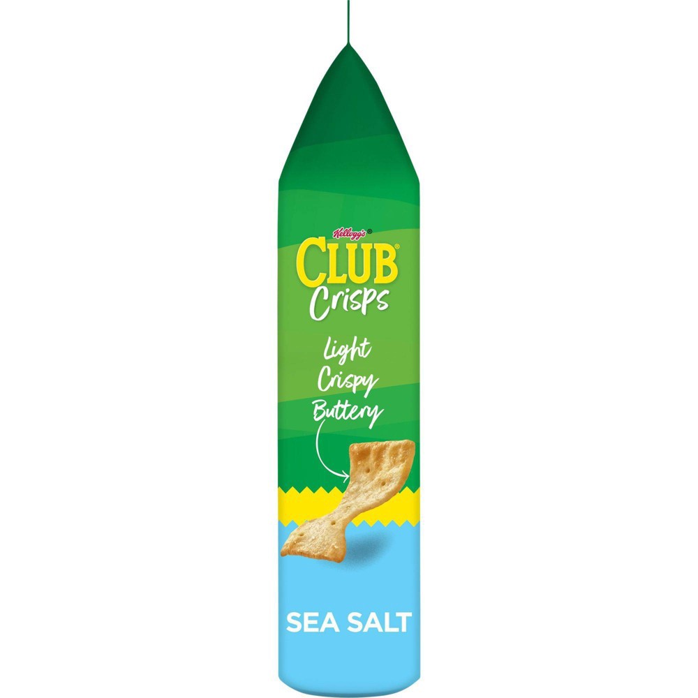 Kellogg's Club Cracker Crisps, Baked Snack Crackers, Sea Salt 7.1 oz