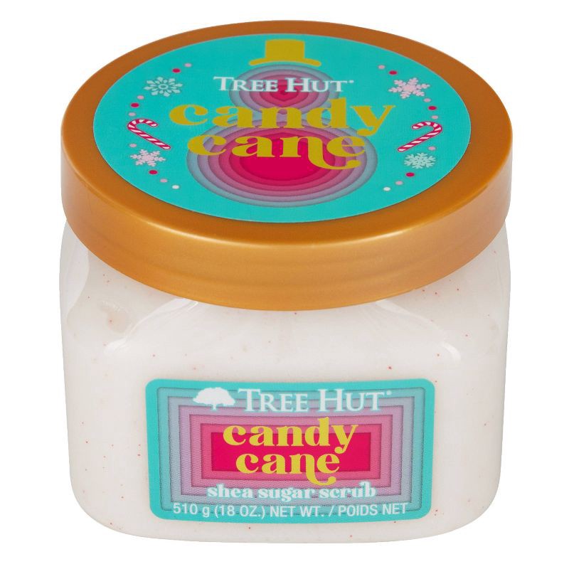 slide 2 of 7, Tree Hut Candy Cane Shea Sugar Body Scrub - 18oz, 18 oz