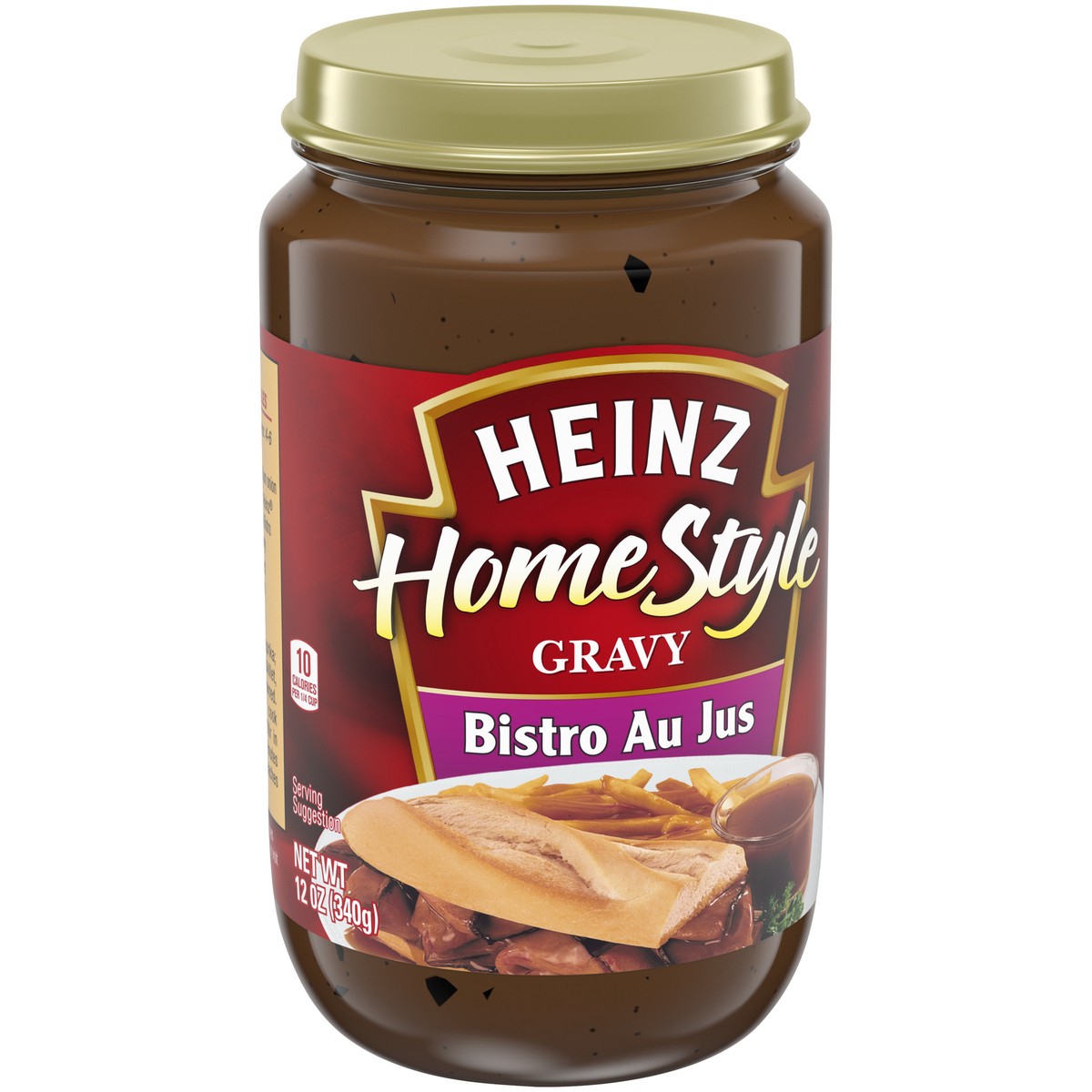 slide 4 of 9, Heinz HomeStyle Bistro Au Jus Gravy, 12 oz Jar, 12 oz
