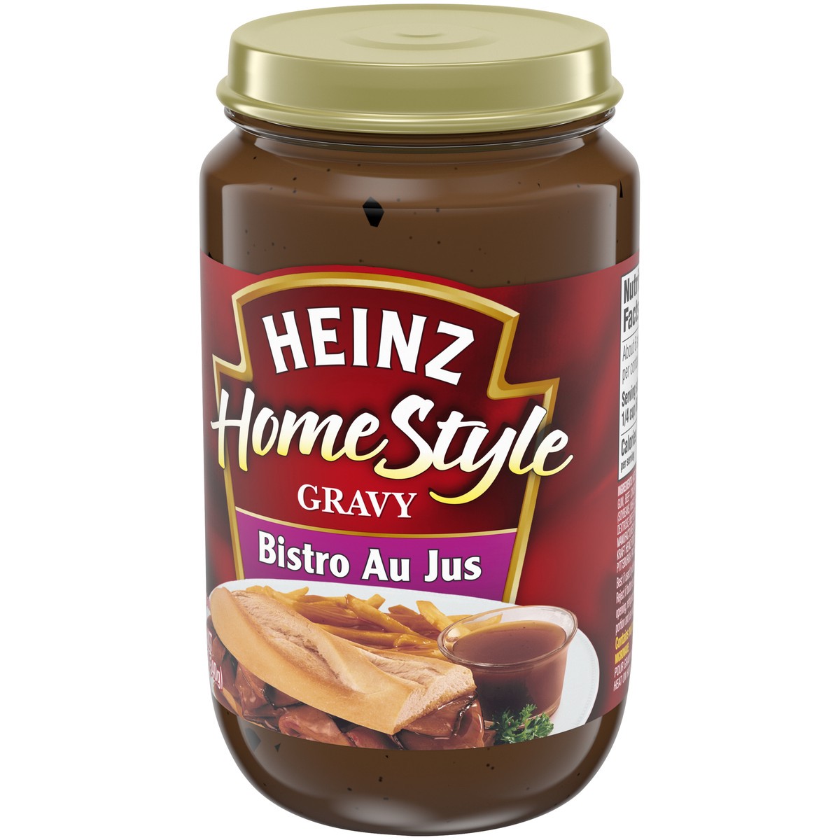 slide 6 of 9, Heinz HomeStyle Bistro Au Jus Gravy, 12 oz Jar, 12 oz