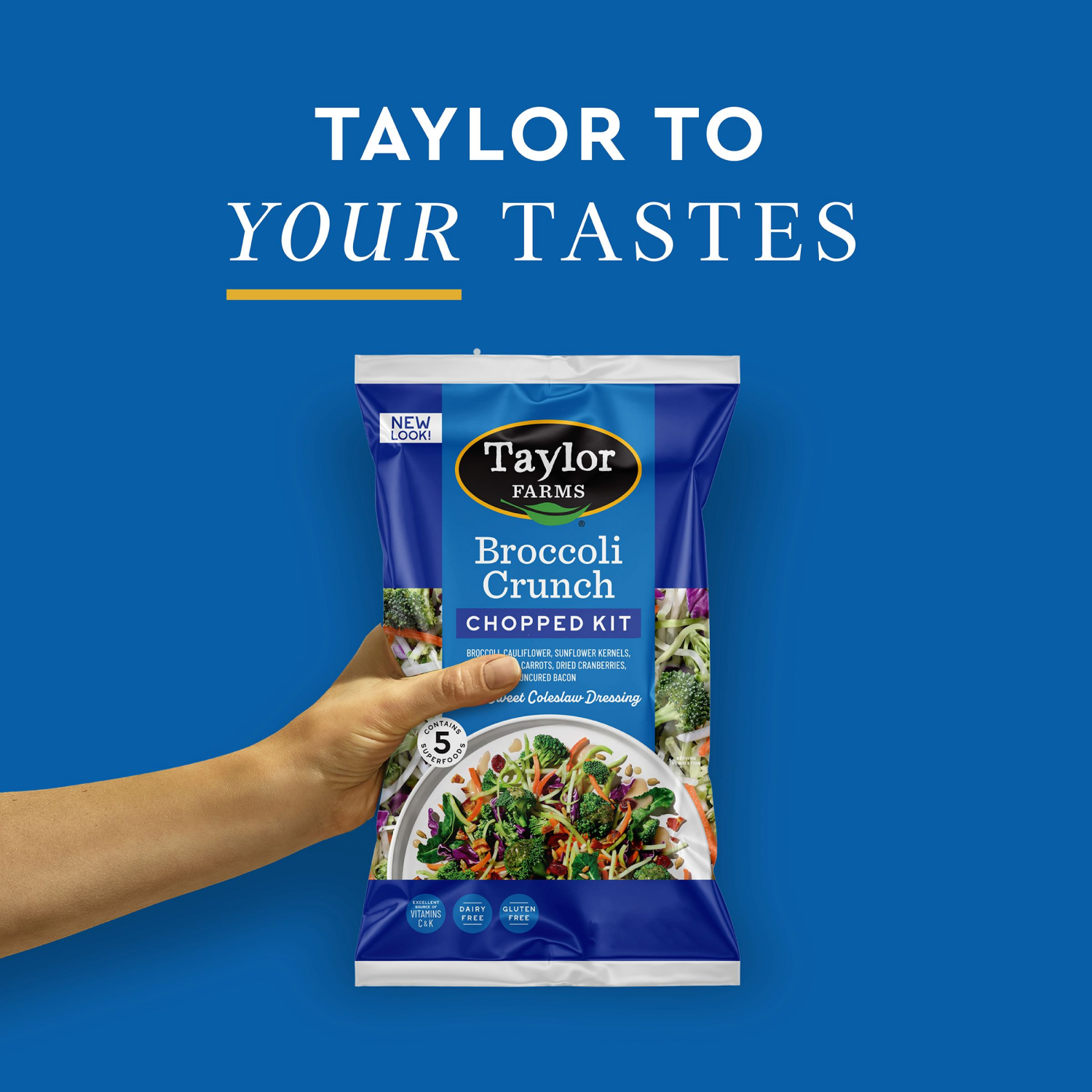 slide 3 of 8, Taylor Farms Broccoli Crunch Chopped Kit, 12.7 oz, 12.7 oz