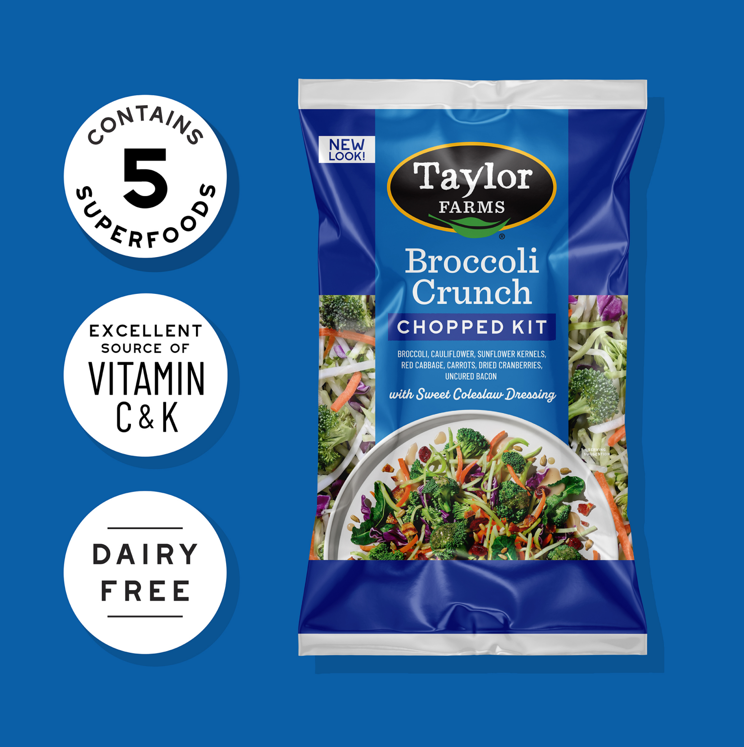 slide 6 of 8, Taylor Farms Broccoli Crunch Chopped Kit, 12.7 oz, 12.7 oz