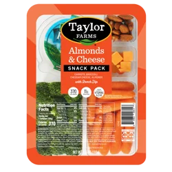 Taylor Farms Almonds and Cheese Snack Tray