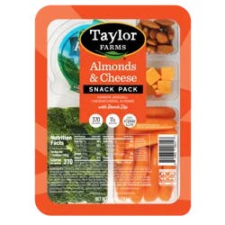 Taylor Farms Almonds and Cheese Snack Tray