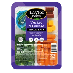 Taylor Farms Turkey & Cheese Snack Pack