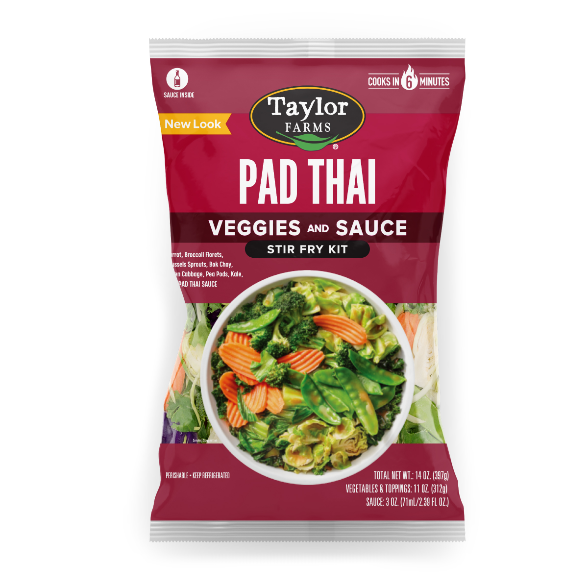 slide 1 of 17, Taylor Farms Pad Thai Stir Fry Kit, 14 oz, 14 oz