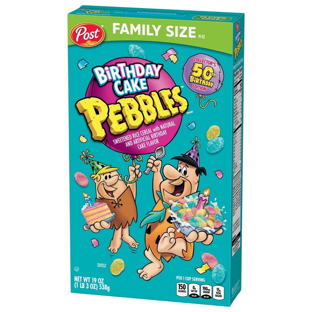 Post Birthday Cake Pebbles Cereal 19 oz | Shipt