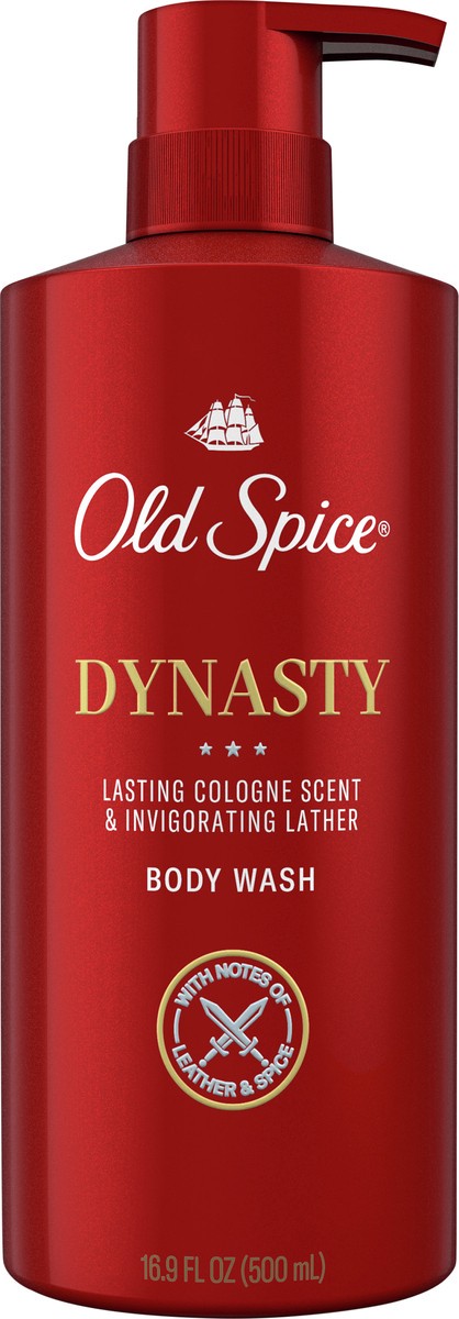 slide 5 of 5, Old Spice Body Wash for Men, Dynasty Cologne Scent, 16.9 FL OZ, 16.9 fl oz