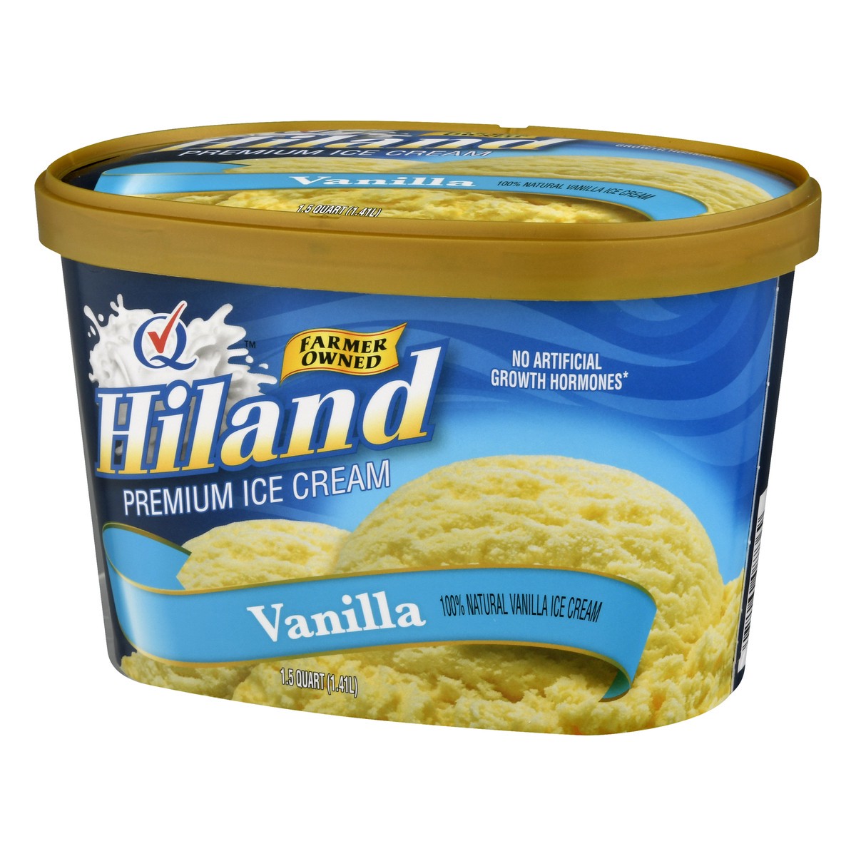 slide 10 of 13, Hiland Dairy Premium Vanilla Ice Cream 1.5 qt, 1.5 qt