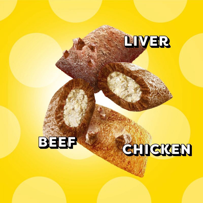 slide 4 of 11, Temptations Tasty Human Haunted House with Chicken and Beef Flavor Halloween Cat Treats - 3oz, 3 oz