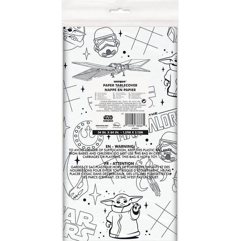 slide 3 of 3, The Child Color-Your-Own Plastic Table Cover, 1 ct