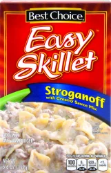 Best Choice Easy Skillet Stroganoff With Creamy Sauce Mix