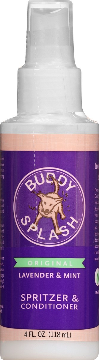 slide 1 of 9, Buddy Splash Original Lavender & Mint Spritzer & Conditioner 4 oz, 4 fl oz