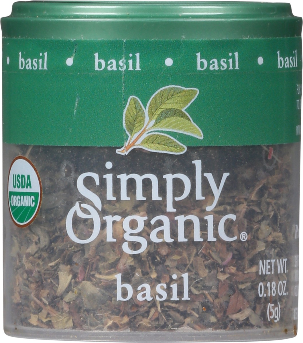 slide 7 of 11, Simply Organic Basil Mini Org, 0.18 oz