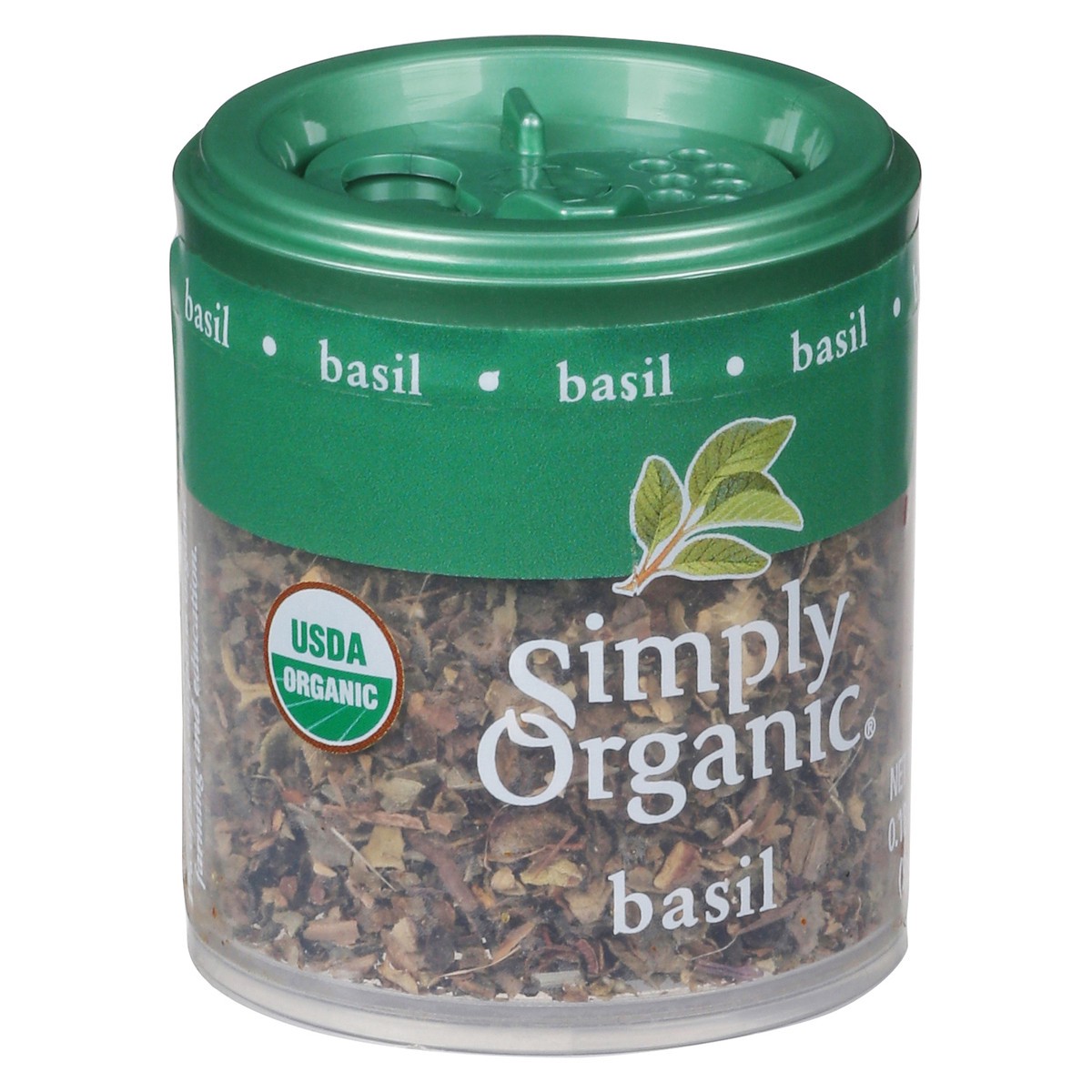 slide 10 of 11, Simply Organic Basil Mini Org, 0.18 oz