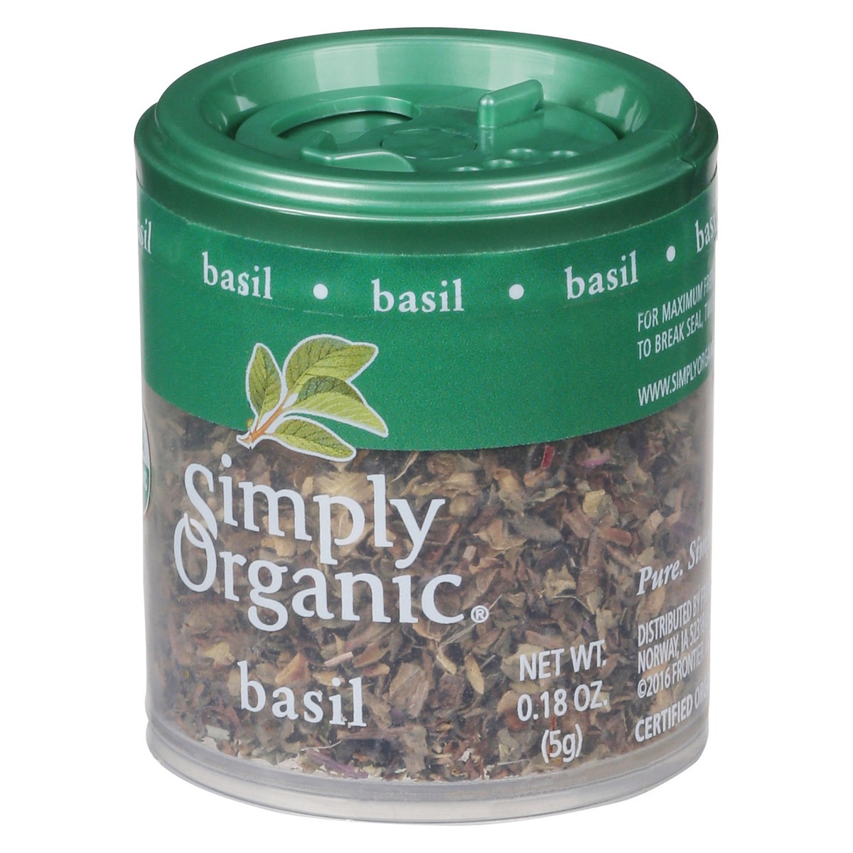 slide 11 of 11, Simply Organic Basil Mini Org, 0.18 oz