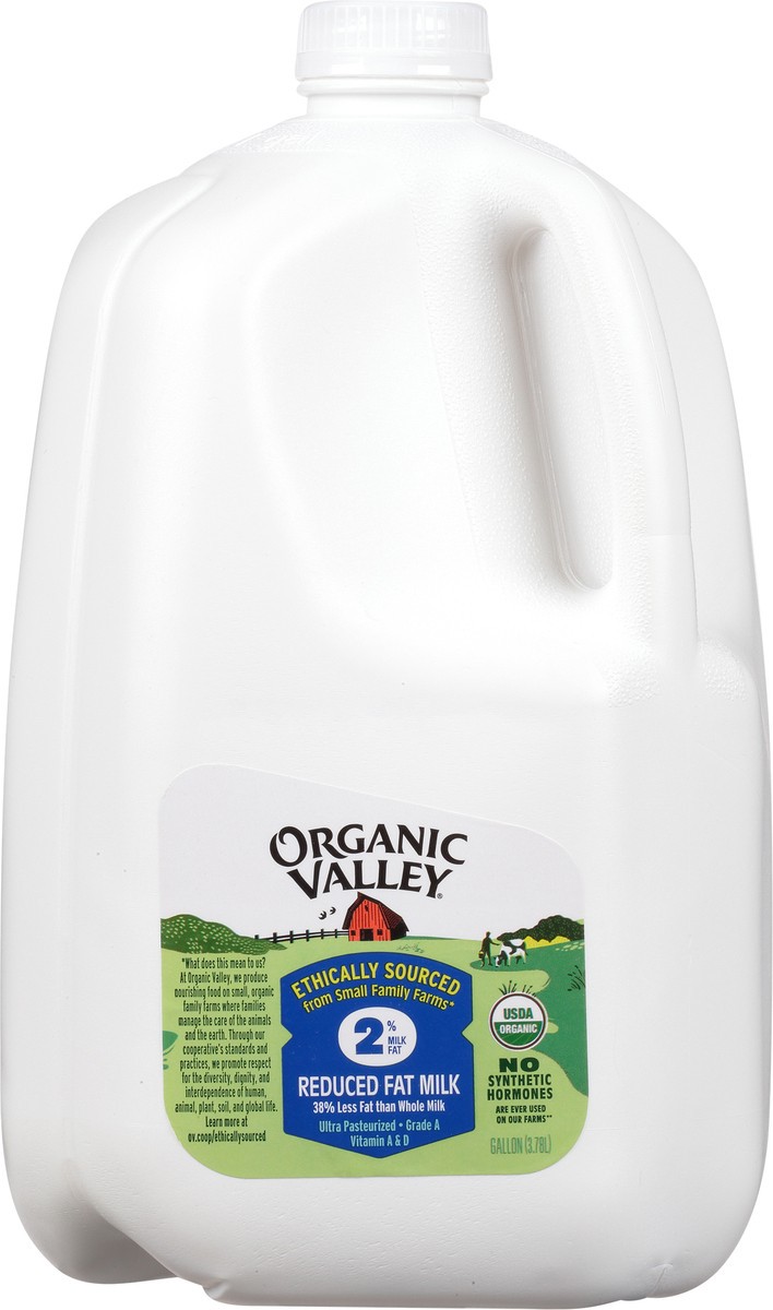 slide 6 of 9, Organic Valley 2% Reduced Fat Milk Gallon, 128 fl oz