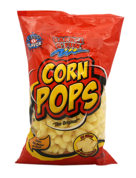 slide 1 of 1, Barrel O' Fun Bof Corn Pops Puffs, 8 oz