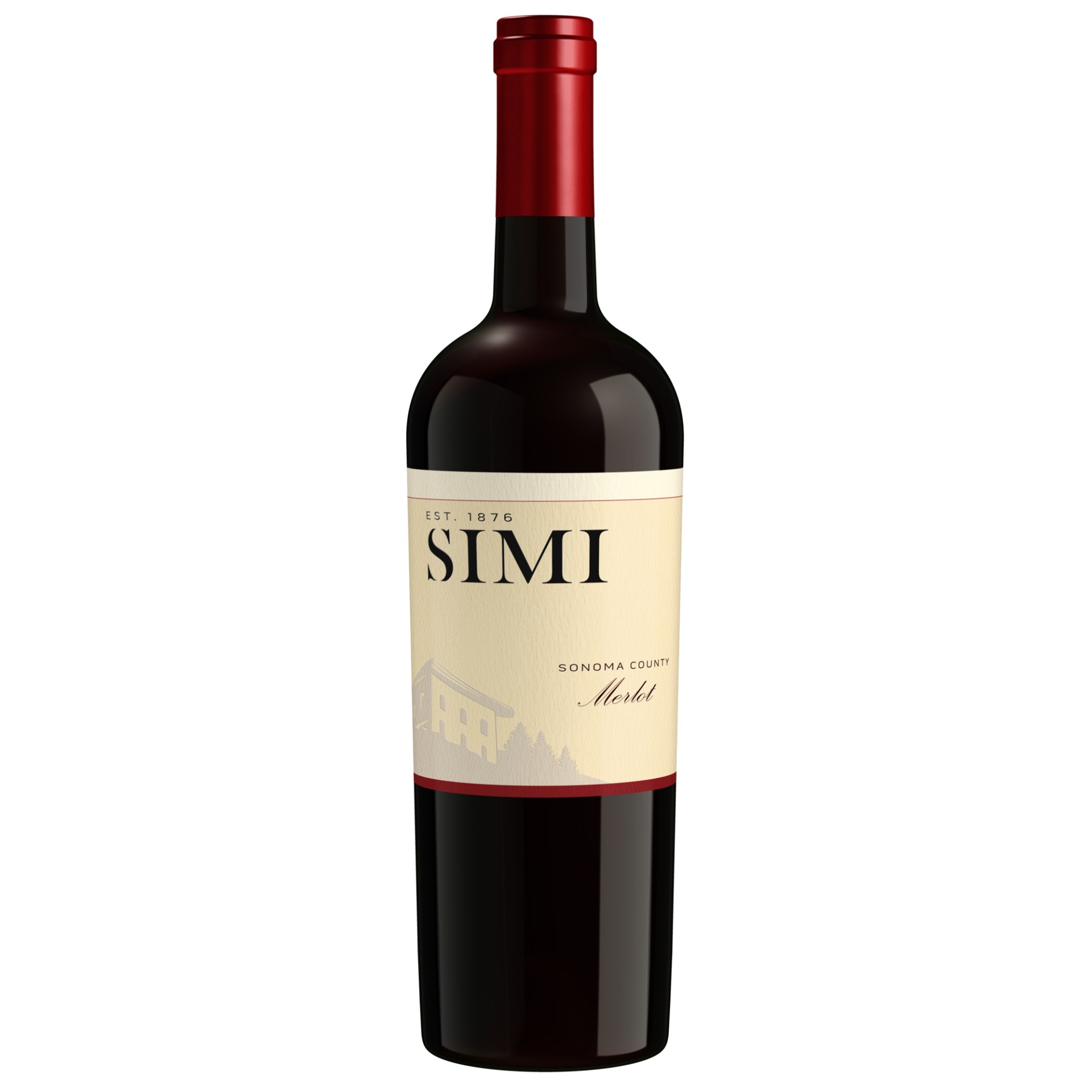 slide 1 of 1, SIMI Sonoma County Merlot Red Wine, 750 ml