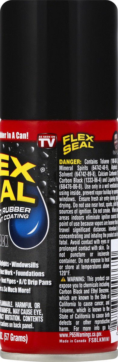 slide 7 of 7, Flex Seal Liquid Rubber Sealant Coating 2 oz, 2 oz