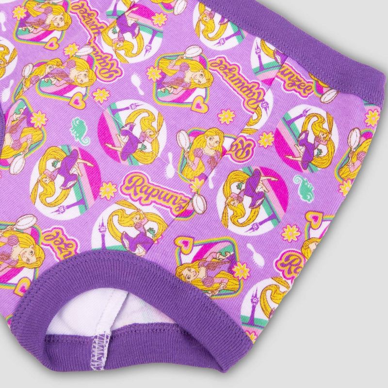 slide 5 of 5, Toddler Girls' Disney Princess 6pk Training underwear 2T, 6 ct