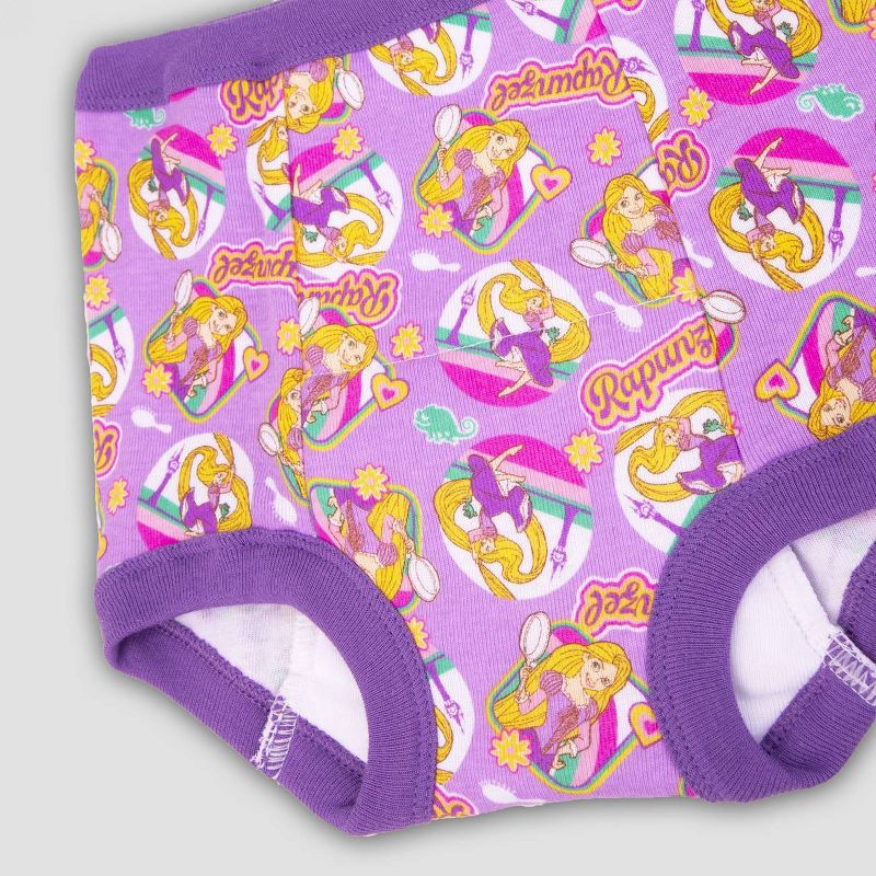slide 3 of 5, Toddler Girls' Disney Princess 6pk Training underwear 2T, 6 ct