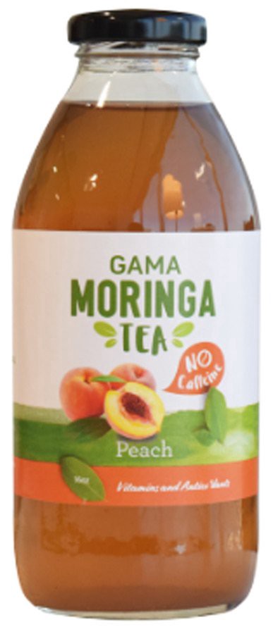 slide 1 of 1, Gama Moringa Tea Peach Tea, 16 oz