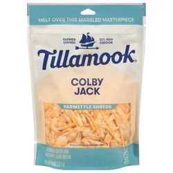 Tillamook Farmstyle Shreds Colby Jack Cheese 8 oz