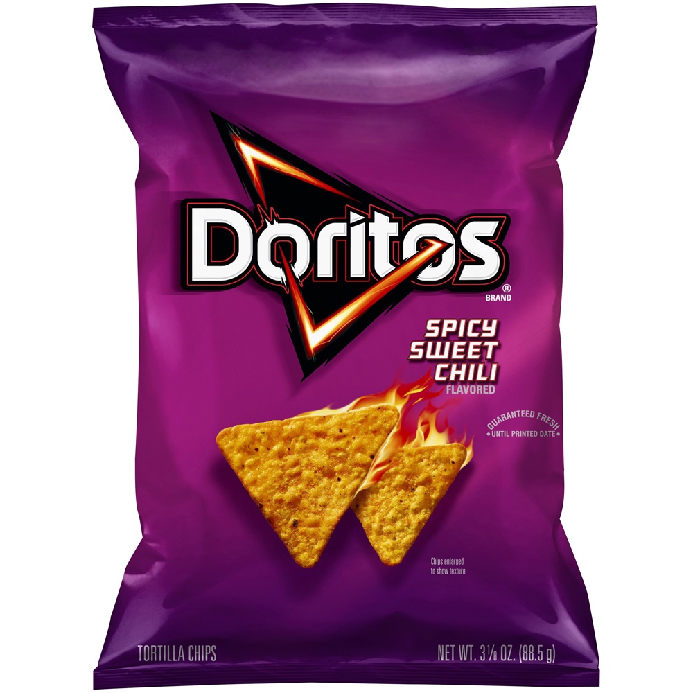 slide 3 of 4, Doritos Spicy Sweet Chili Tortilla Chips, 3.13 oz