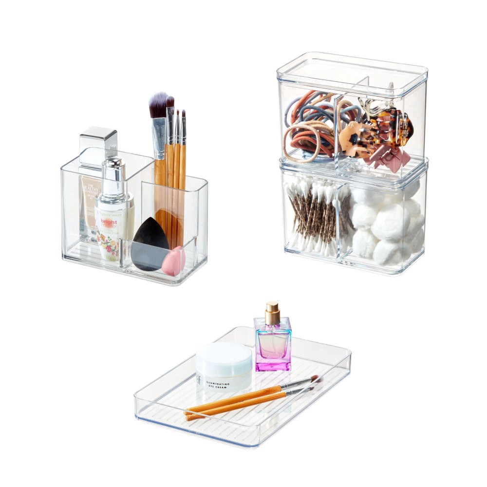 slide 1 of 2, Idesign Vanity Organizers, 4 ct