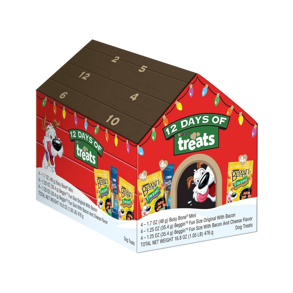 Beggin' 12 Days of Holiday Calendar Dog Treats 12 oz Shipt