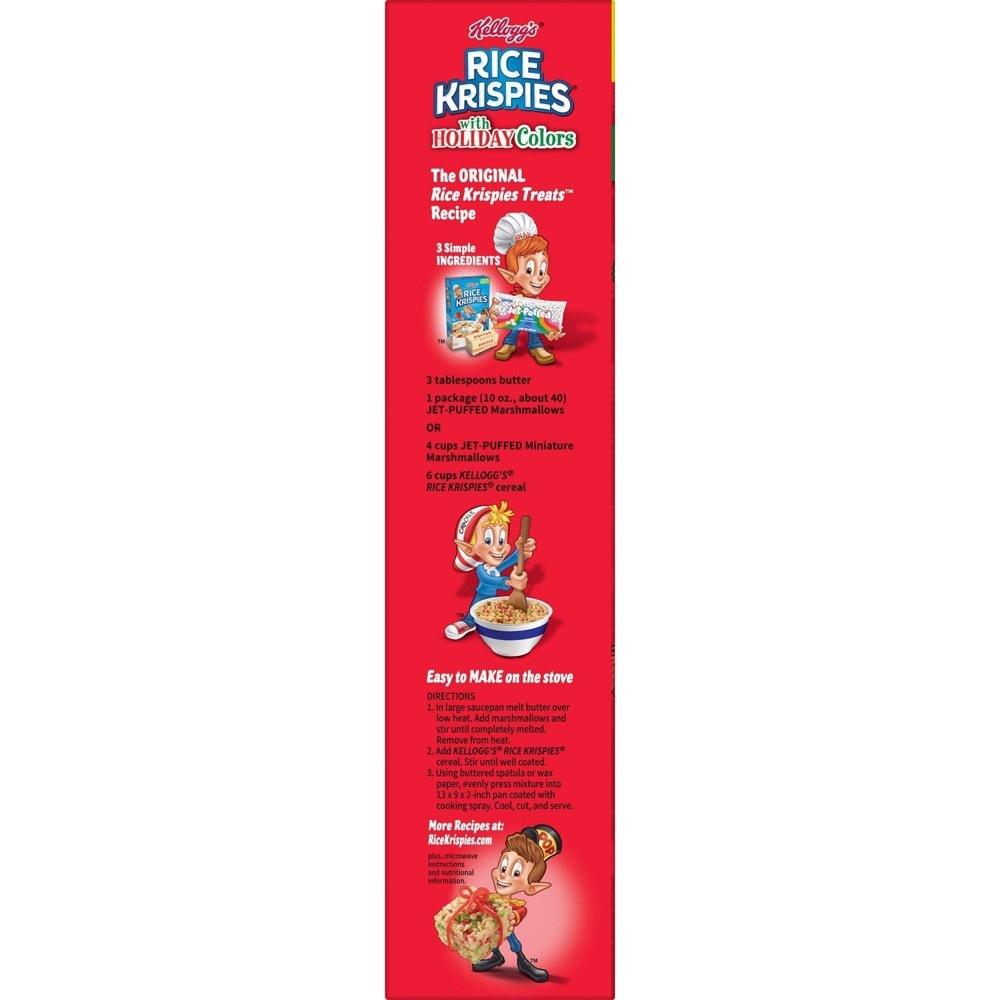 slide 5 of 6, Rice Krispies Holiday Colors - Kellogg's, 18 oz