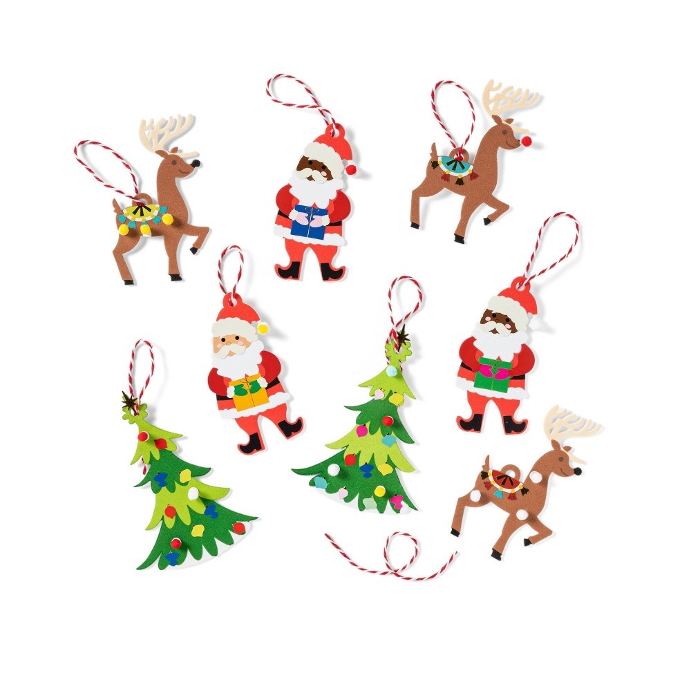 slide 3 of 3, Create Your Own Holiday Characters Foam Kit - Mondo Llama, 1 ct