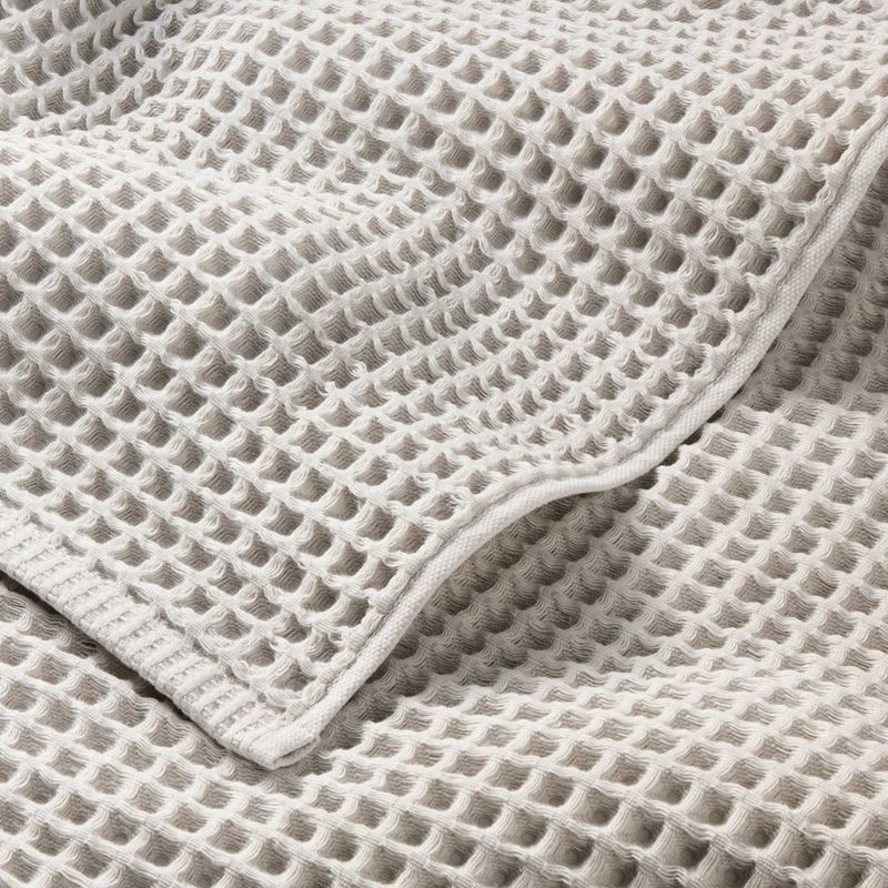 slide 3 of 4, Waffle Hand Towel Gray - Casaluna™, 1 ct