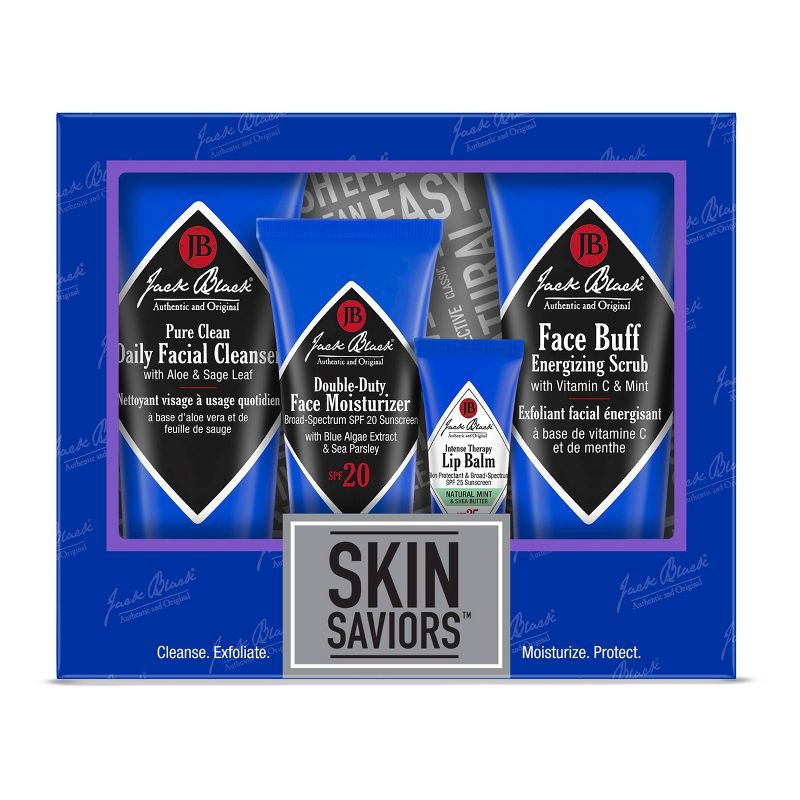 slide 1 of 8, Jack Black Skin Saviors Set - 4pc - Ulta Beauty, 4 ct