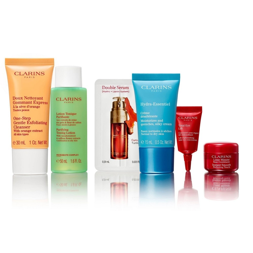 slide 2 of 6, Clarins Most Loved Starter Kit - Ulta Beauty, 3.5 oz