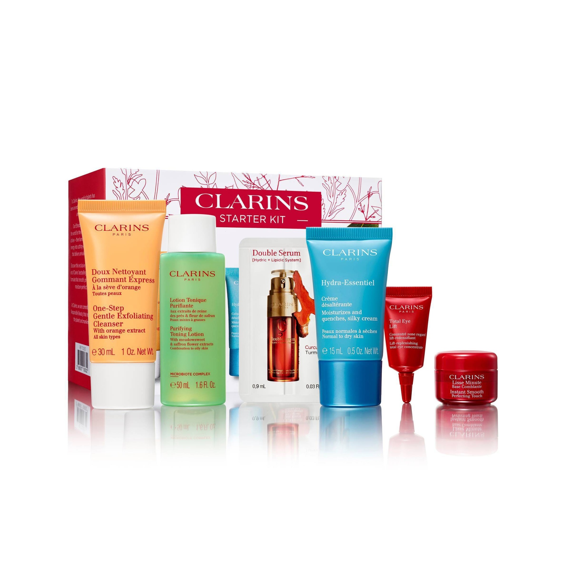 slide 1 of 6, Clarins Most Loved Starter Kit - Ulta Beauty, 3.5 oz