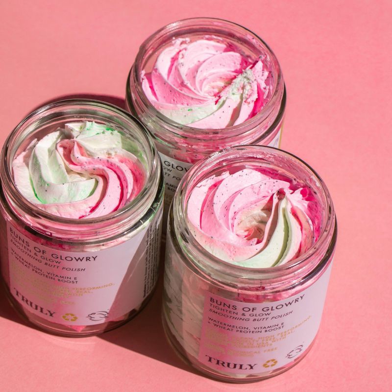 slide 5 of 5, TRULY Buns Of Glowry Tighten ; Glow Smoothing Butt Polish - 2 oz - Ulta Beauty, 2 oz