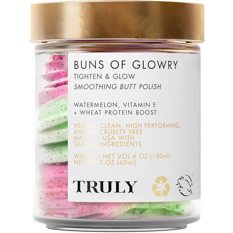 slide 1 of 5, TRULY Buns Of Glowry Tighten ; Glow Smoothing Butt Polish - 2 oz - Ulta Beauty, 2 oz