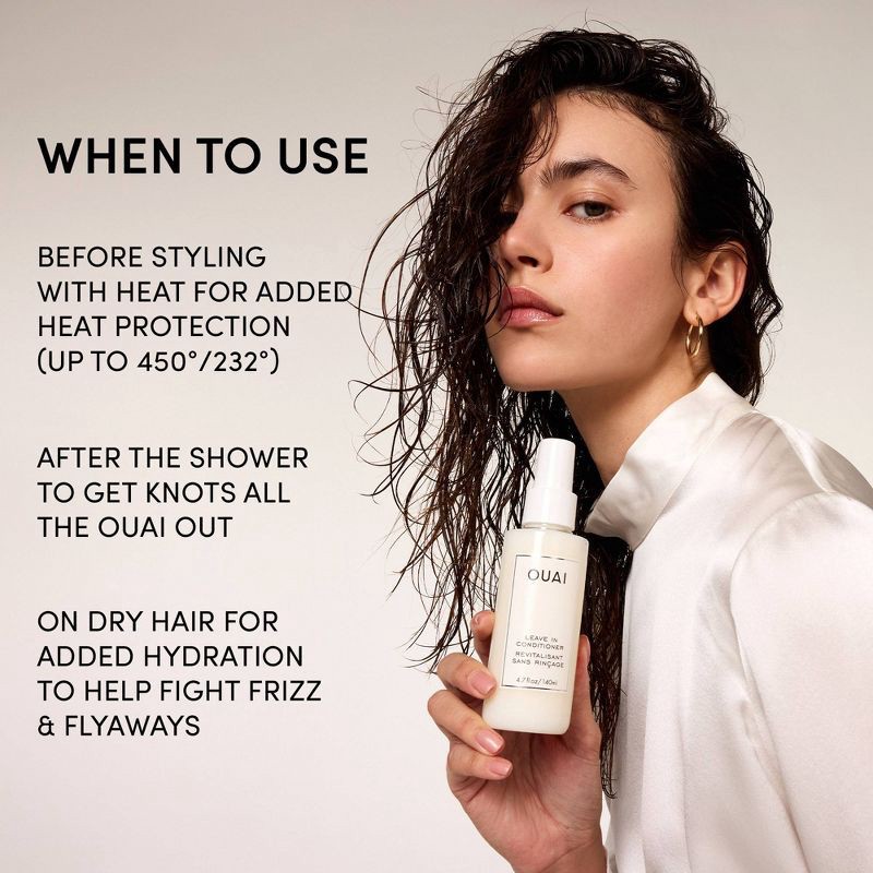 slide 5 of 10, OUAI Leave In Conditioner - 4.7 fl oz - Ulta Beauty, 4.7 fl oz