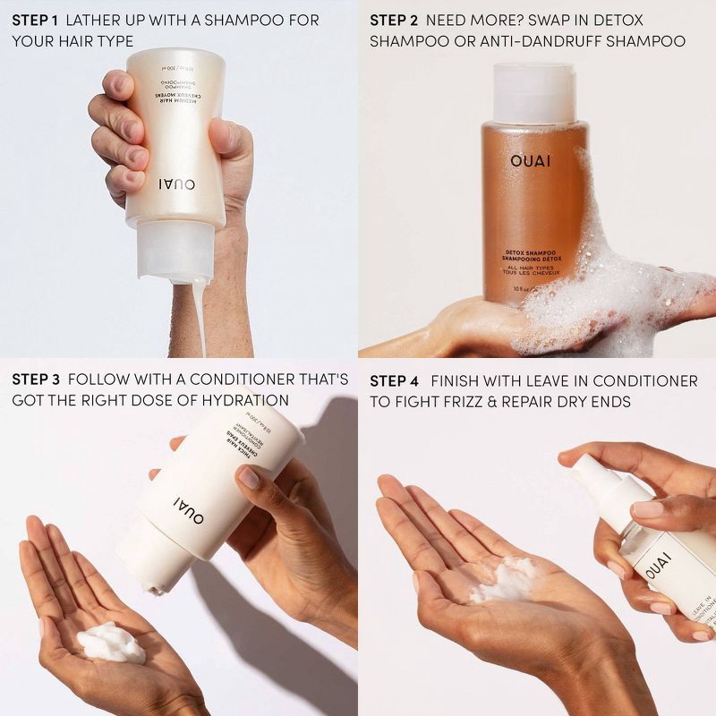 slide 7 of 10, OUAI Leave In Conditioner - 4.7 fl oz - Ulta Beauty, 4.7 fl oz