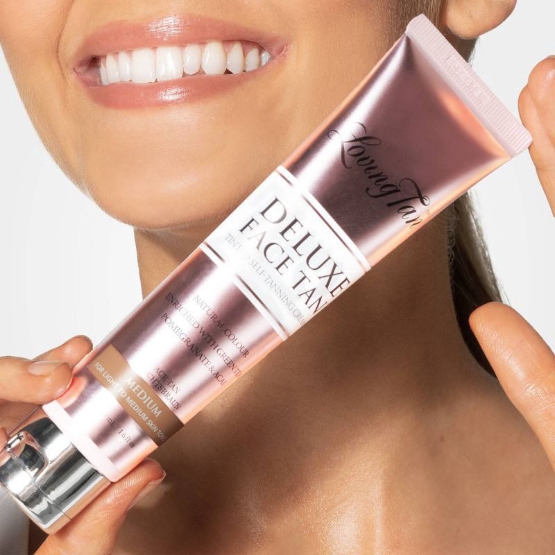 slide 3 of 3, Loving Tan Deluxe Face Self Tanning Applicator - Medium - 1.6 fl oz - Ulta Beauty, 1.6 fl oz