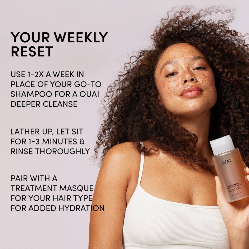 slide 4 of 8, OUAI Detox Shampoo - 10 fl oz - Ulta Beauty, 10 fl oz