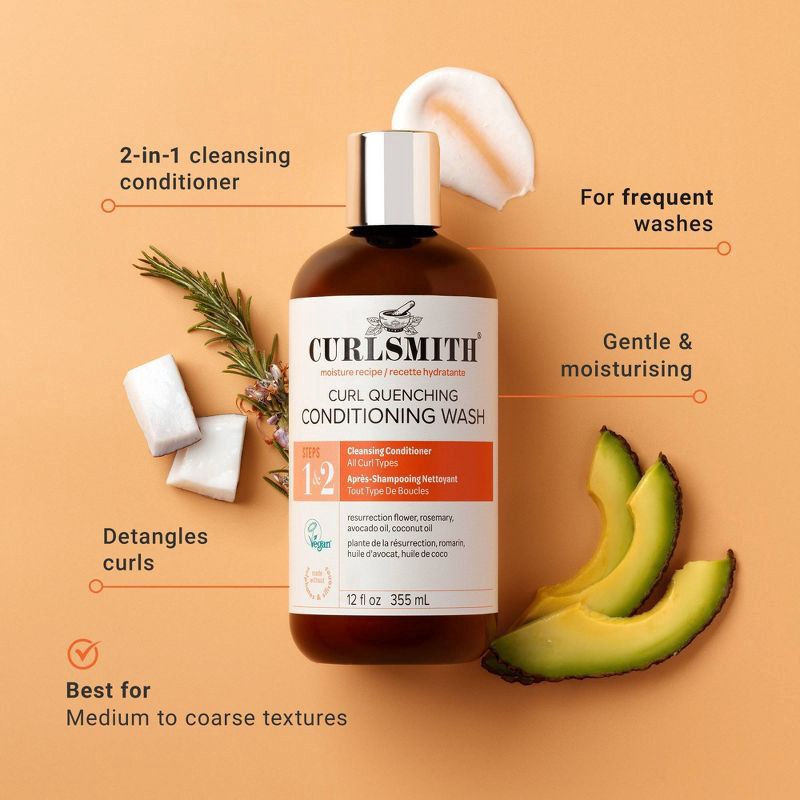 slide 2 of 8, CURLSMITH Curl Quenching Conditioning Wash - 12 fl oz - Ulta Beauty, 12 fl oz