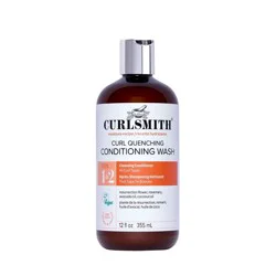 CURLSMITH Curl Quenching Conditioning Wash - 12 fl oz - Ulta Beauty: Cleansing Cream for All Hair Types, Eucalyptus & Rosemary