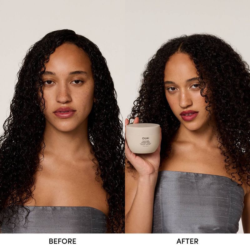 slide 3 of 8, OUAI Thick Hair Treatment Masque - 8 fl oz - Ulta Beauty, 8 fl oz