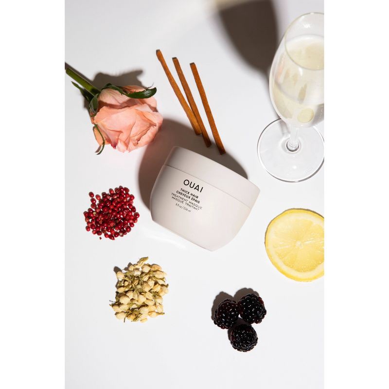 slide 5 of 5, OUAI Thick Hair Treatment Masque - 8 fl oz - Ulta Beauty, 8 fl oz