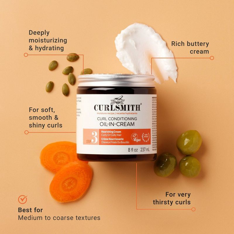 slide 2 of 6, CURLSMITH Curl Conditioning Oil-in-Cream - 8 fl oz - Ulta Beauty, 8 fl oz